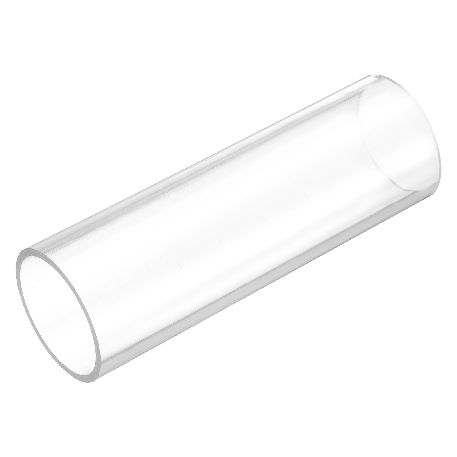 Rigid Round Clear Tubing 44mm ID x 50mm OD x 150mm Length Plastic Tube