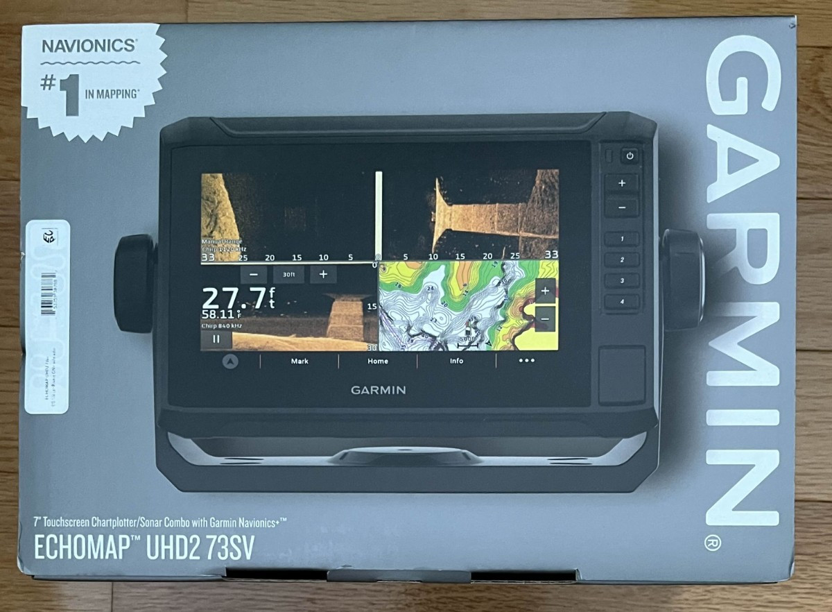 Garmin ECHOMAP UHD2 73sv 7" Chartplotter Fishfinder US Inland Maps 010-02684-00