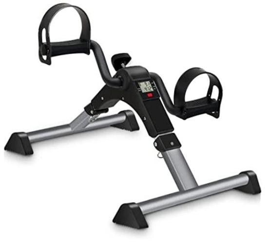 Under Desk Bike Pedal Exerciser, Upper & Lower Peddler Exerciser for Seniors