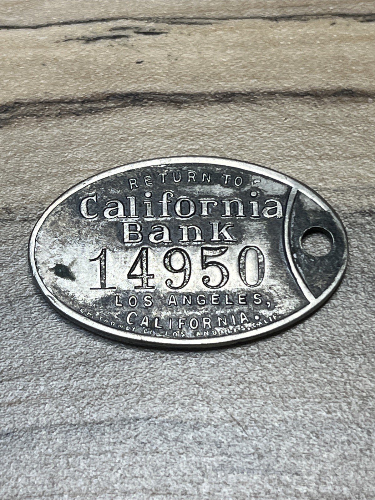 California Bank L. A. Cal. Key Fob *C535