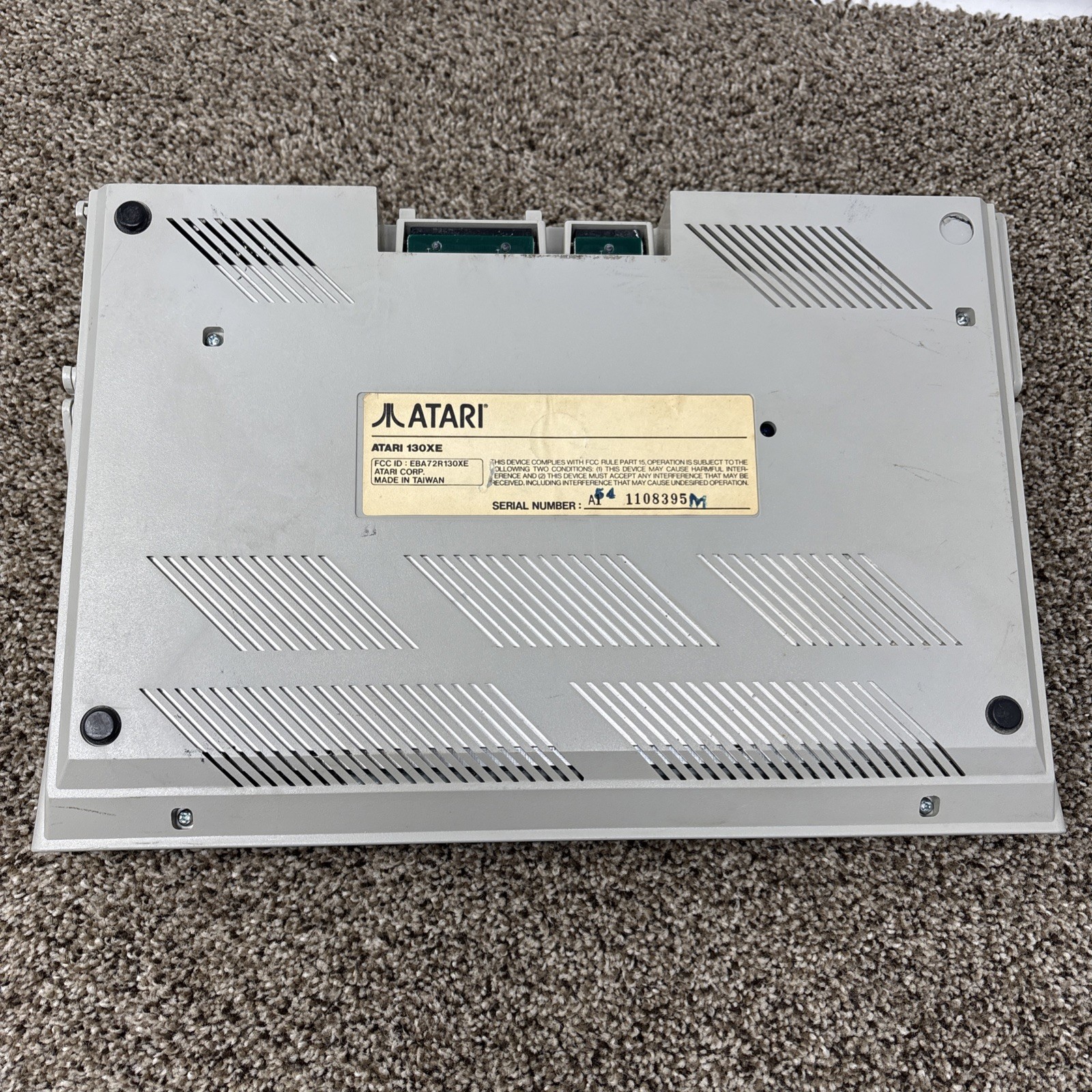 Atari XE 130xe Computer NTSC with Power Supply and RF cable - Tested