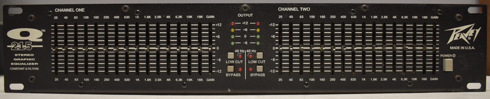 Peavey Stereo Graphic Equalizer Q215