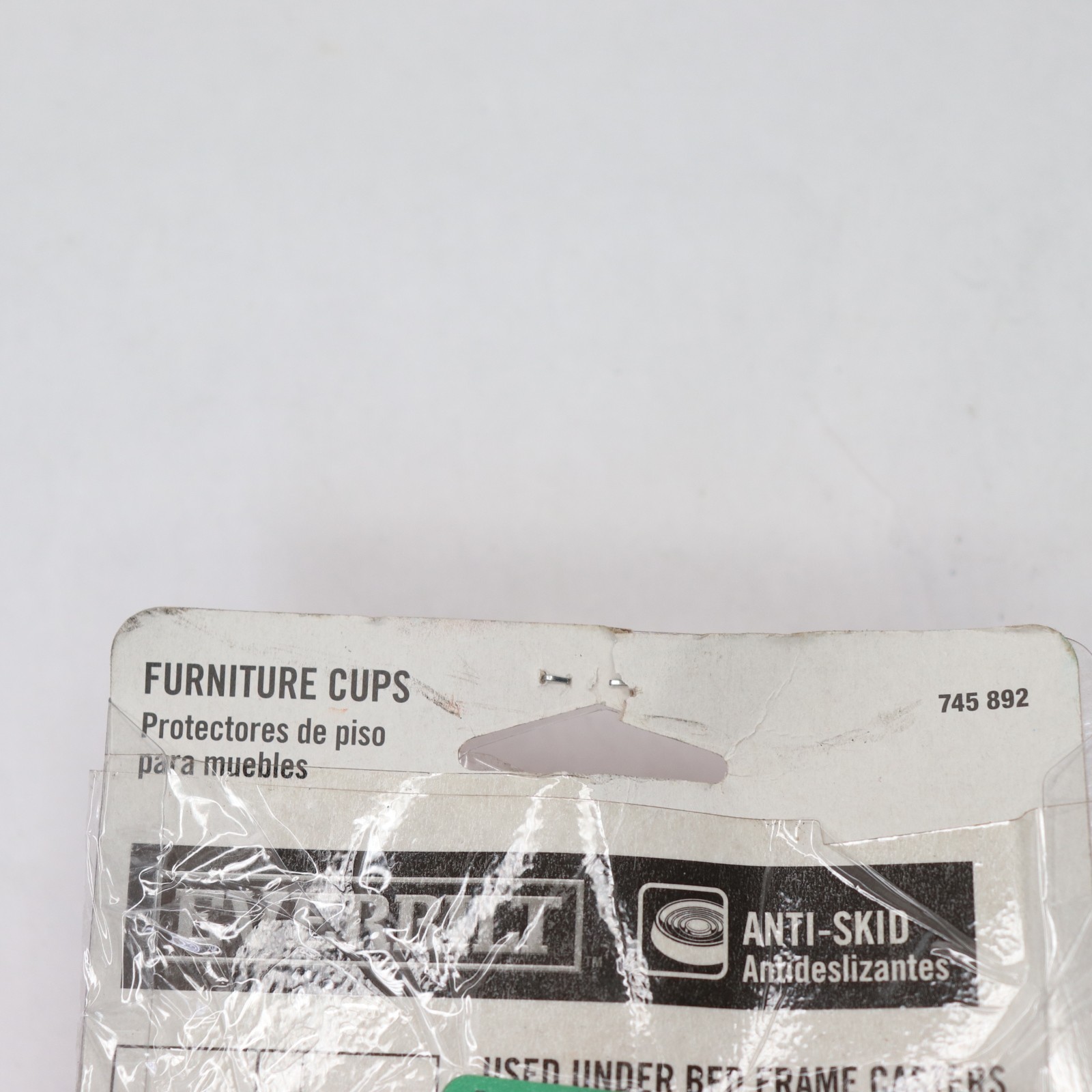 (3-Pk) Everbilt Non-Slip Furniture Cups Wood Large 2-1/4 43696