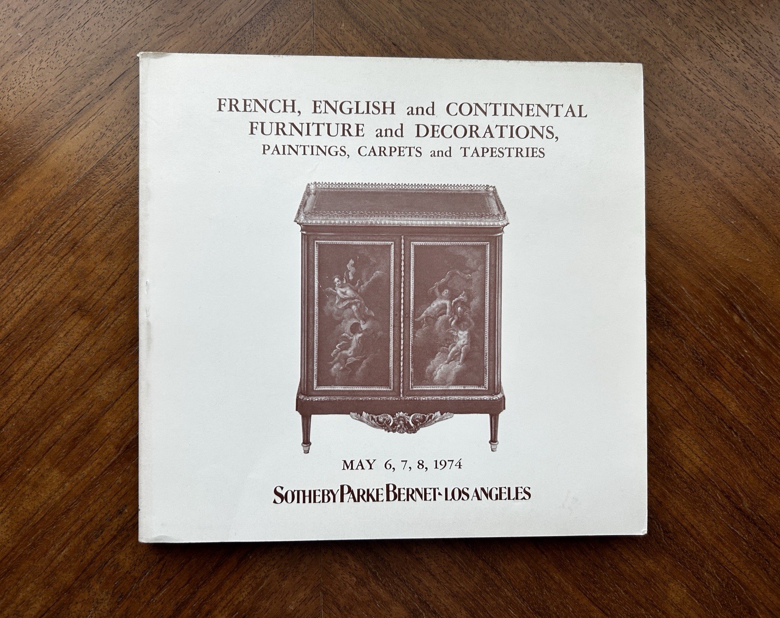 Zsa Zsa Gabor McQueen French English Furniture Decor Sotheby Parke 1974 Catalog
