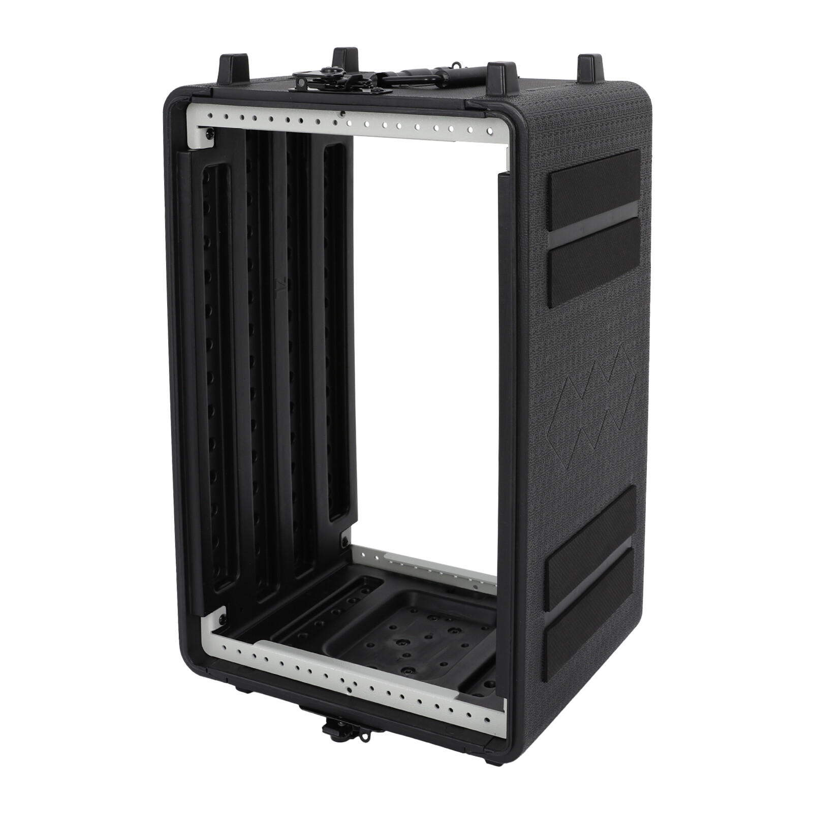 6u Rack Case Dust-proof With Microphone Storage Equalizers Amplifiers Speaker