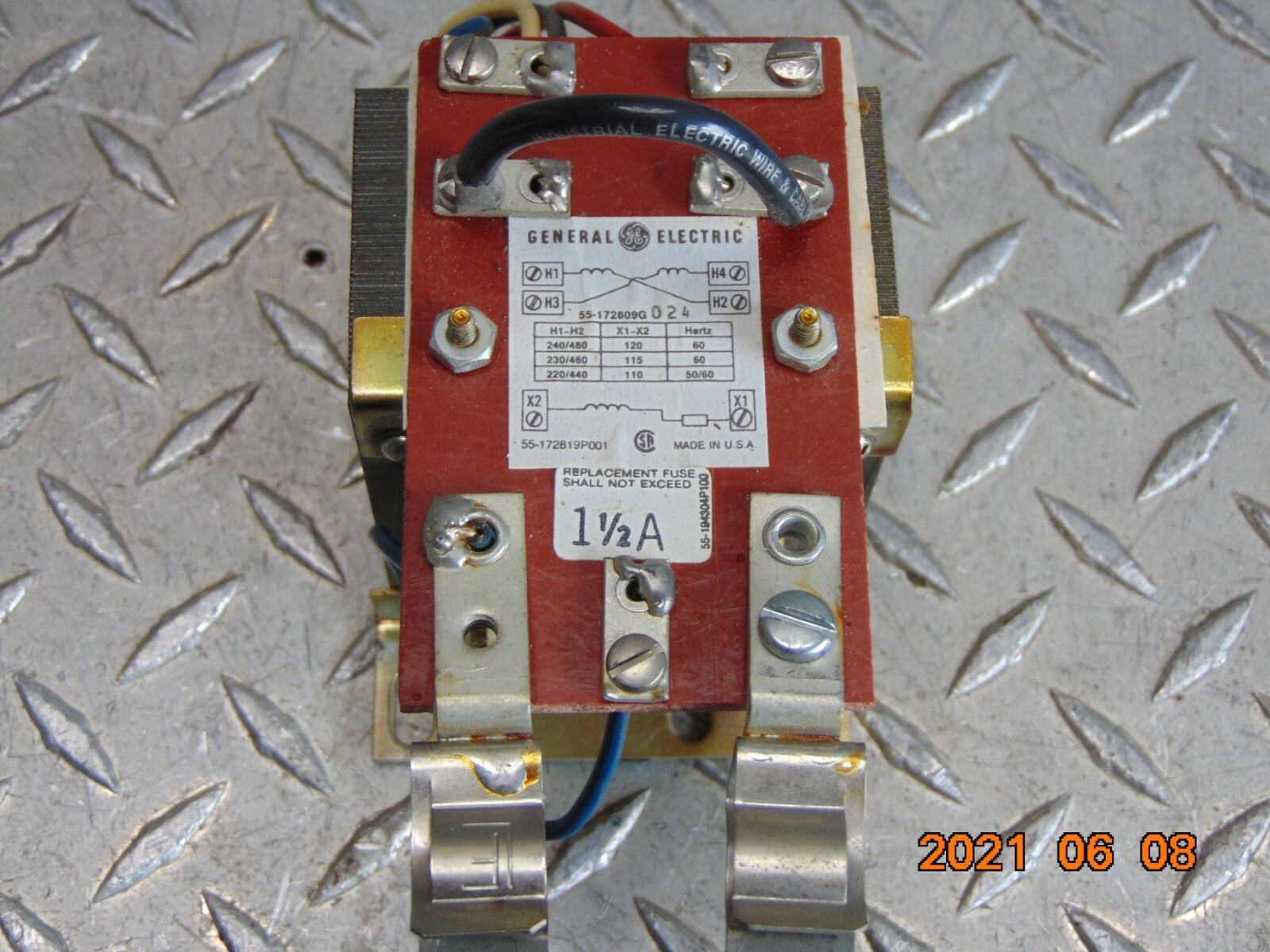 GE 55-172809G024 VOLTAGE TRANSFORMER **FREE SHIPPING**