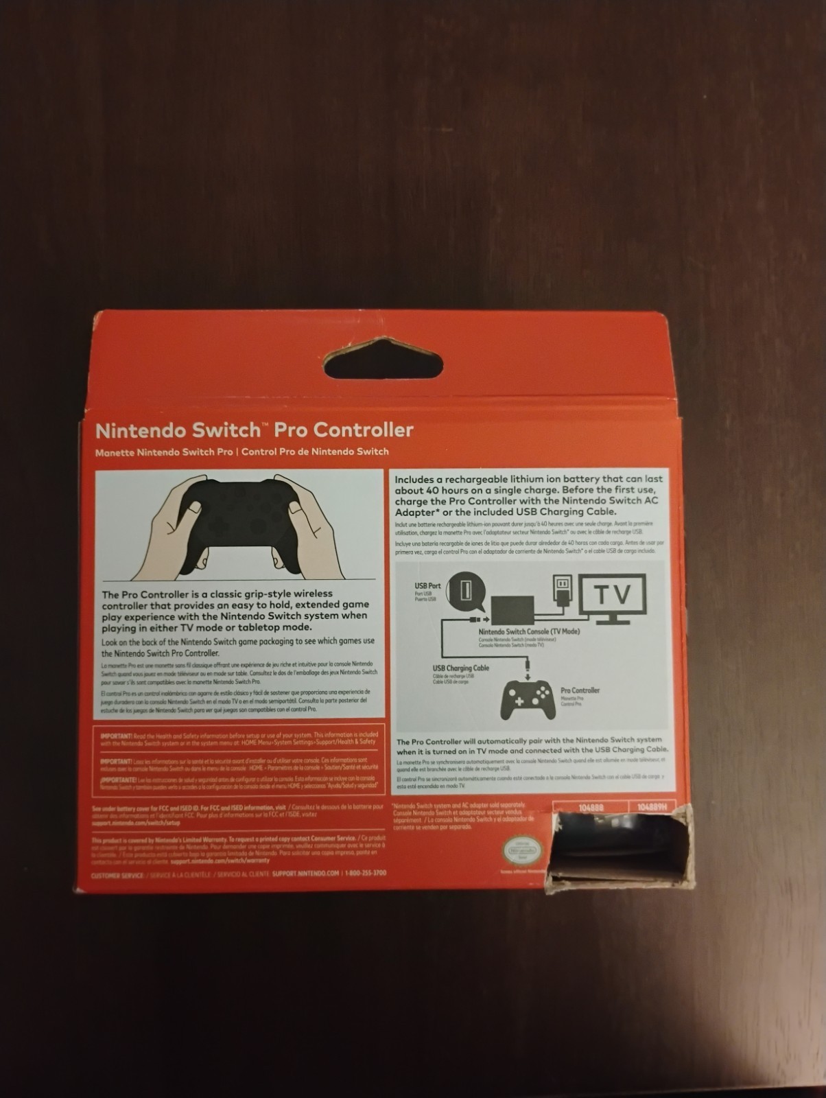 Nintendo Switch Wireless Pro Controller - Black
