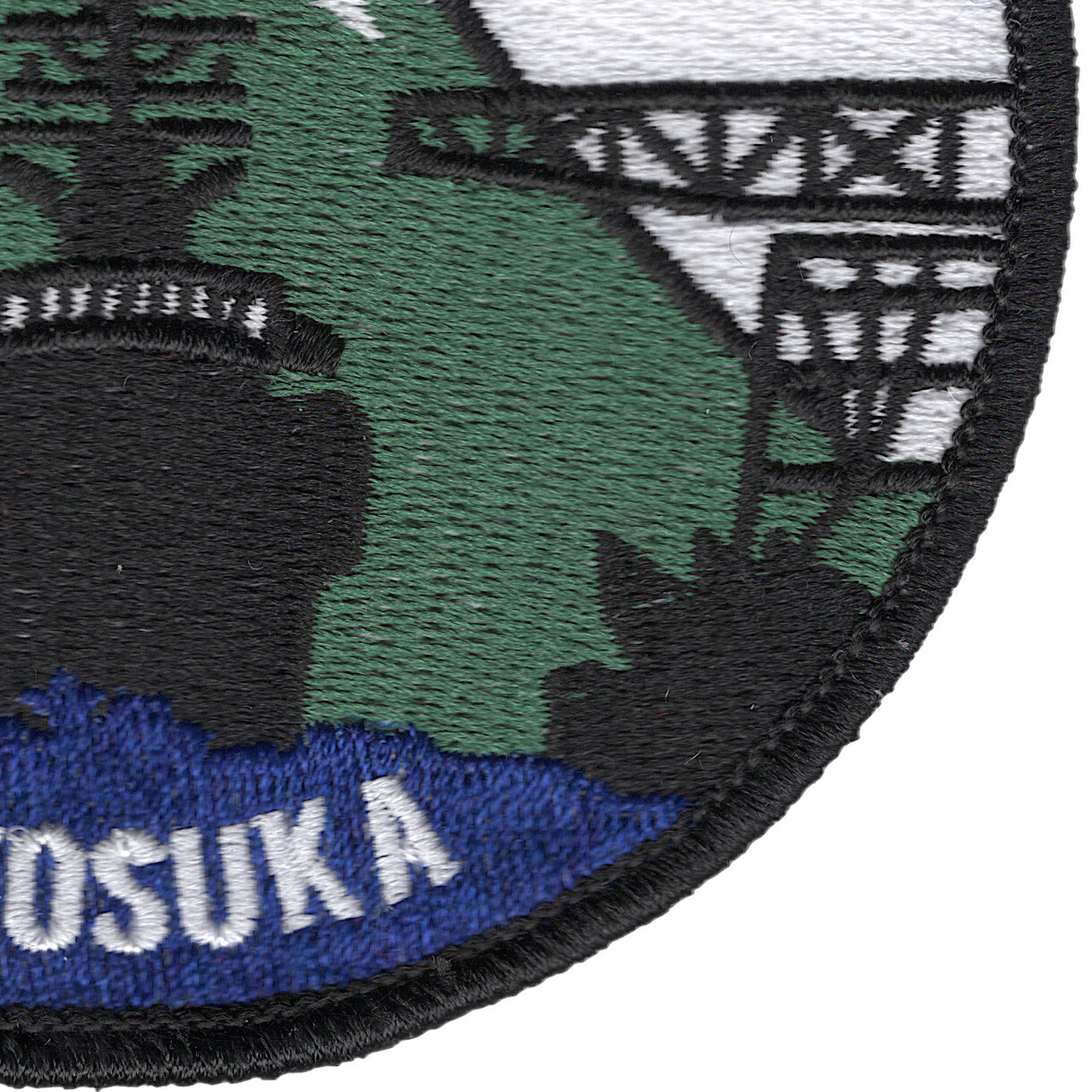 Naval Base Yokosuka Japan Patch - Sun Rays