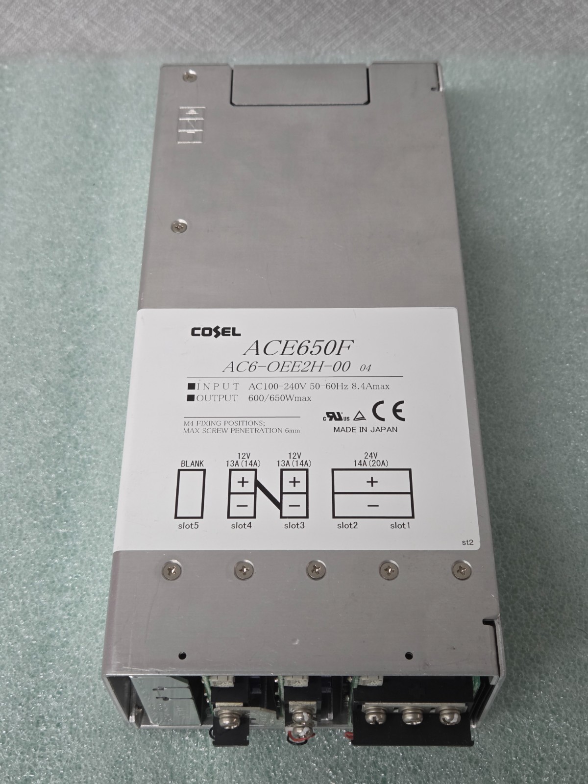 COSEL ACE650F AC6-OEE2H-00 power supply