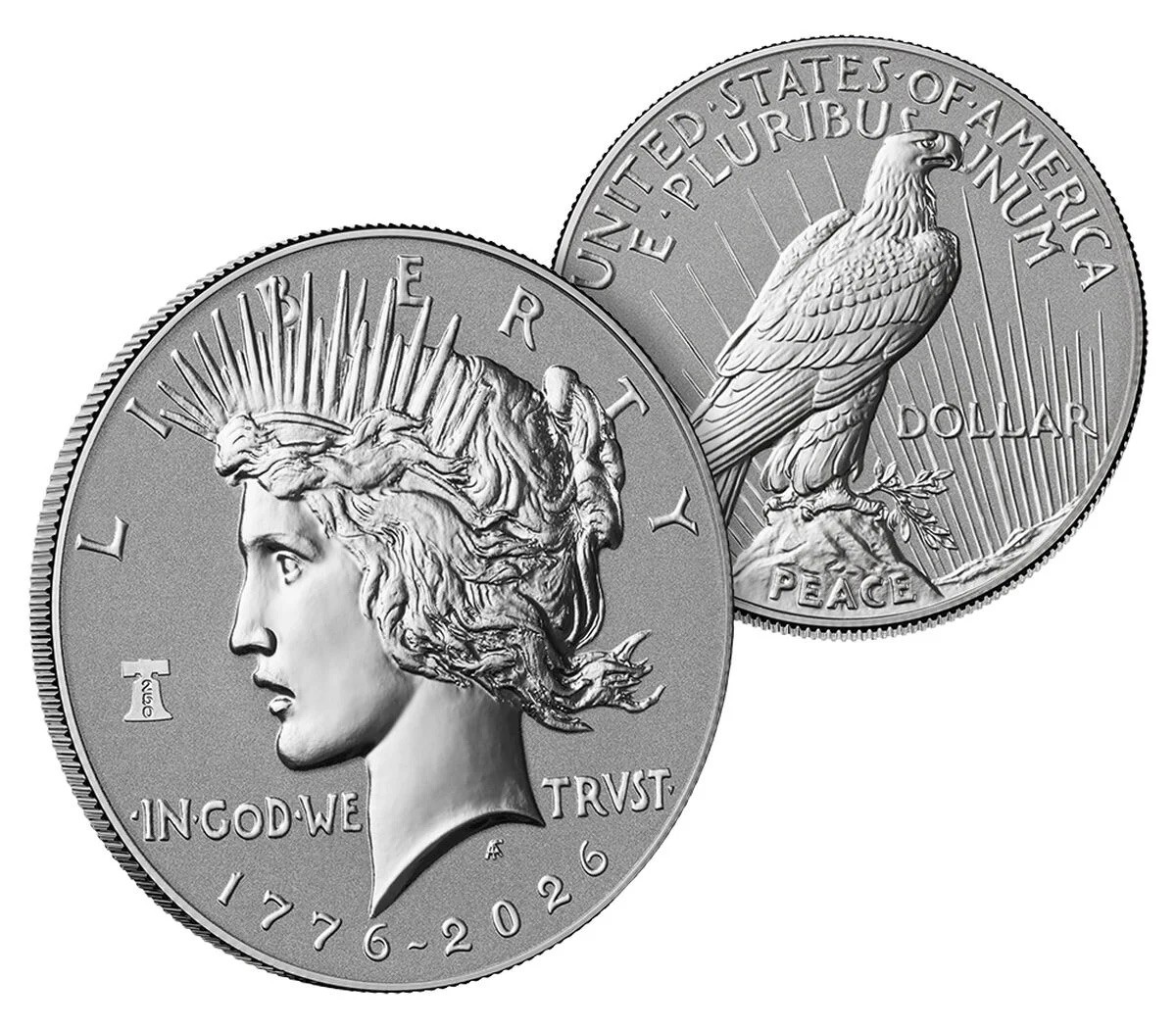 2026-P Peace Silver Dollar Reverse Proof US Coin.