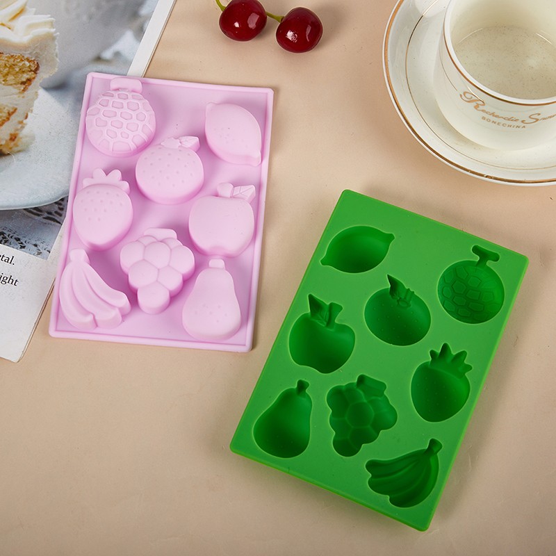 3D Cartoon Fruit  Silicone Fondant Cake Decorating Mold Baking Tool