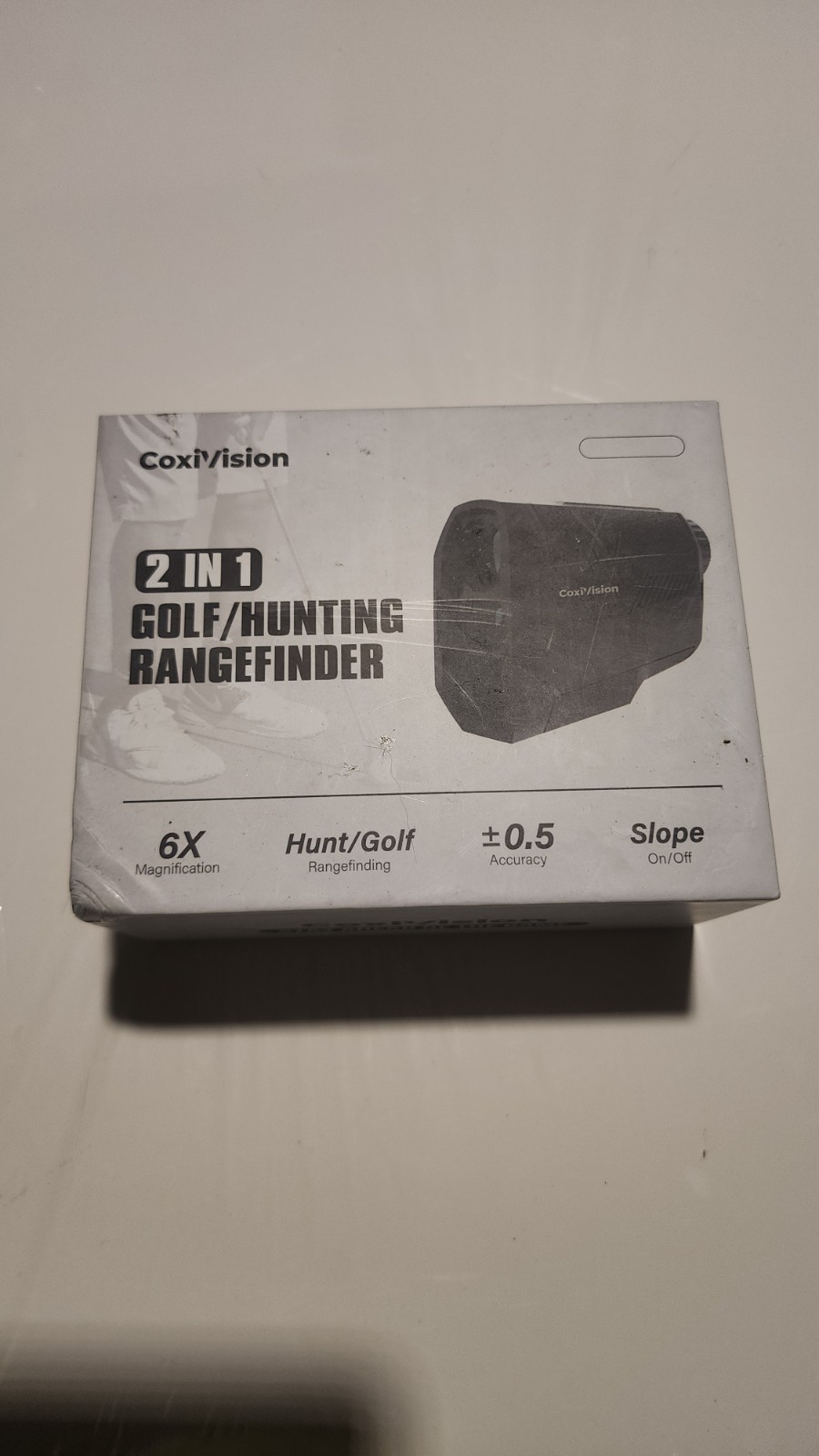 Coxivision Golf/Hunting Range Finder, Model EV-GR1300 8x20 Waterproof