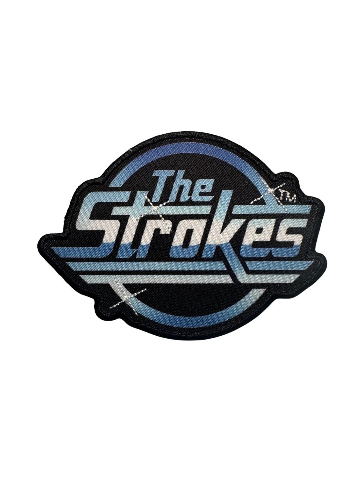 The Strokes Logo Printed Iron On Patch - OFFICIAL   34-Q