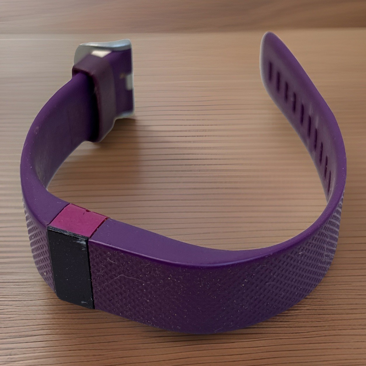 Fitbit Charge HR Fitness Tracker Purple Band Module Activity Watch Heart Rate
