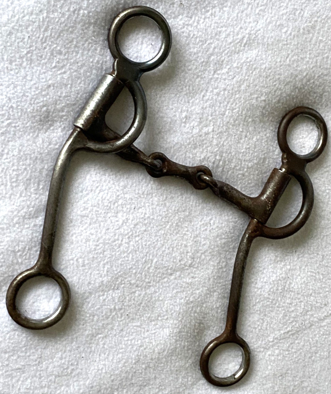 HAND MADE Sweet Iron 5" DogBone Snaffle Mouth BIT~8" Cheek~DUTTON?~GREAT Using