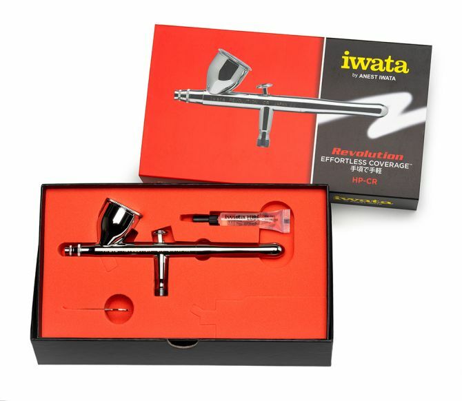 Iwata Revolution HP-CR (R4500) - Gravity Feed Dual Action Airbrush
