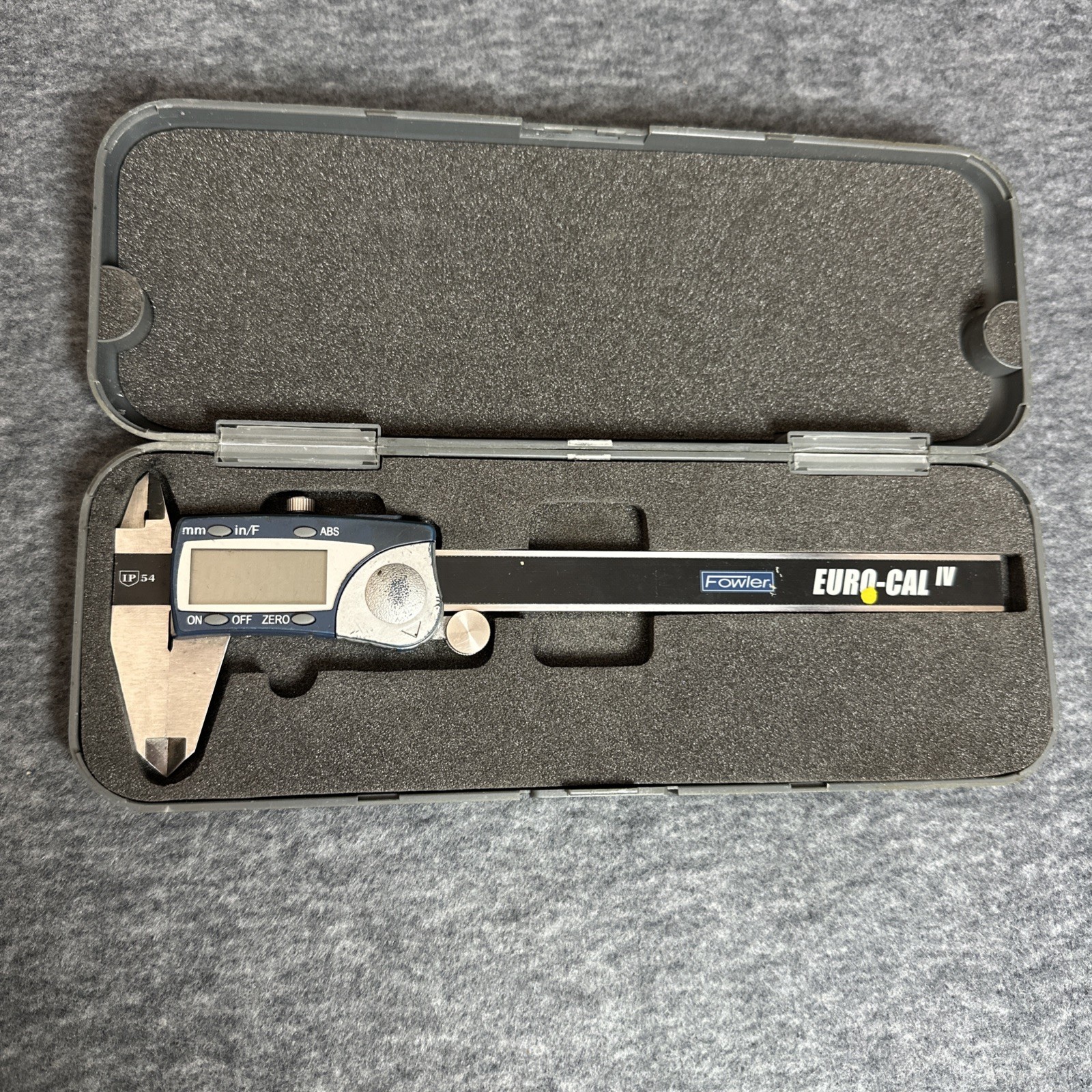 FOWLER 54-100-330-1 EURO CAL IV 0-6'/150MM IP54 Caliper READ DESC!