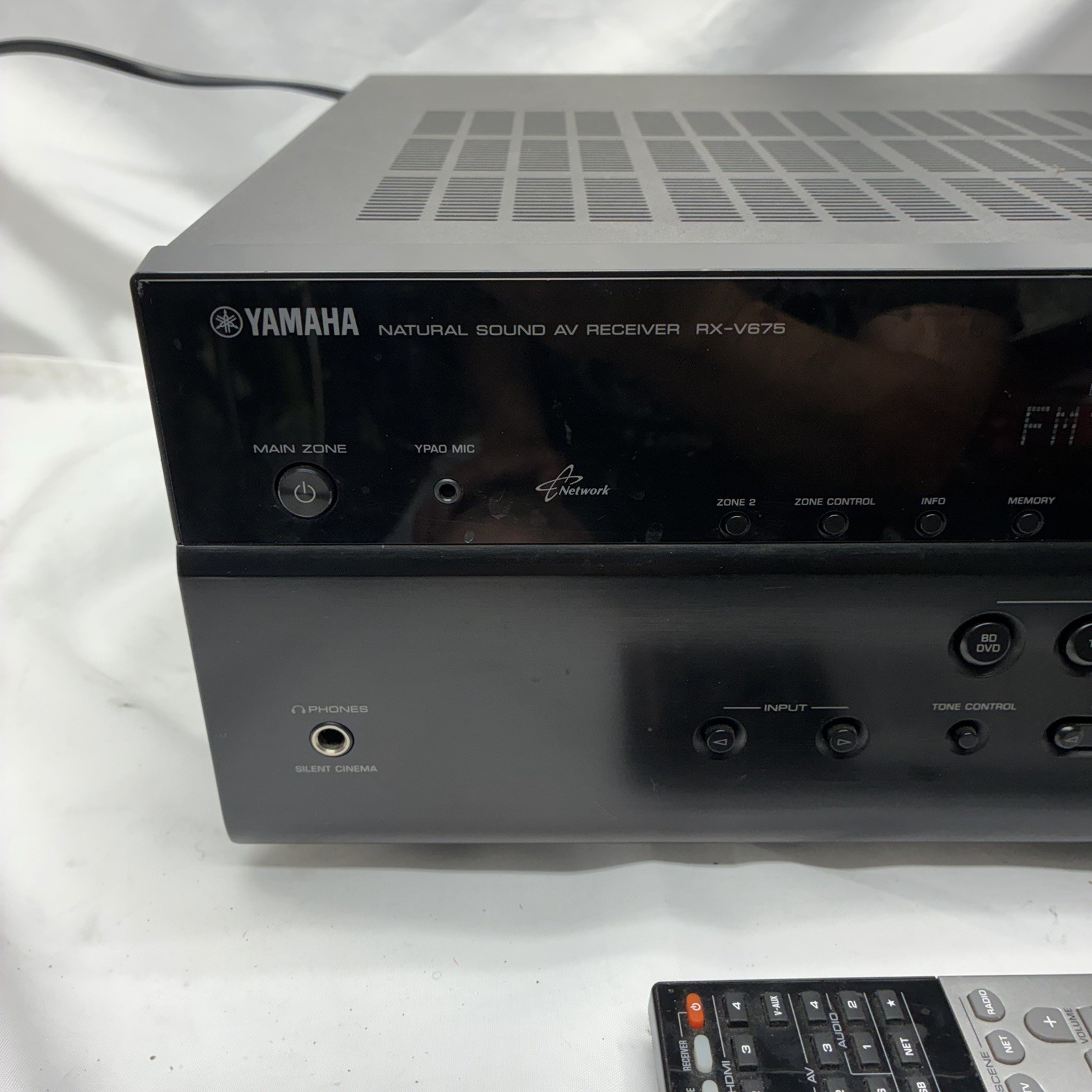 Yamaha RX-V675 AV Receiver 7.2 Channels Multi Zone - With Remote Bundle