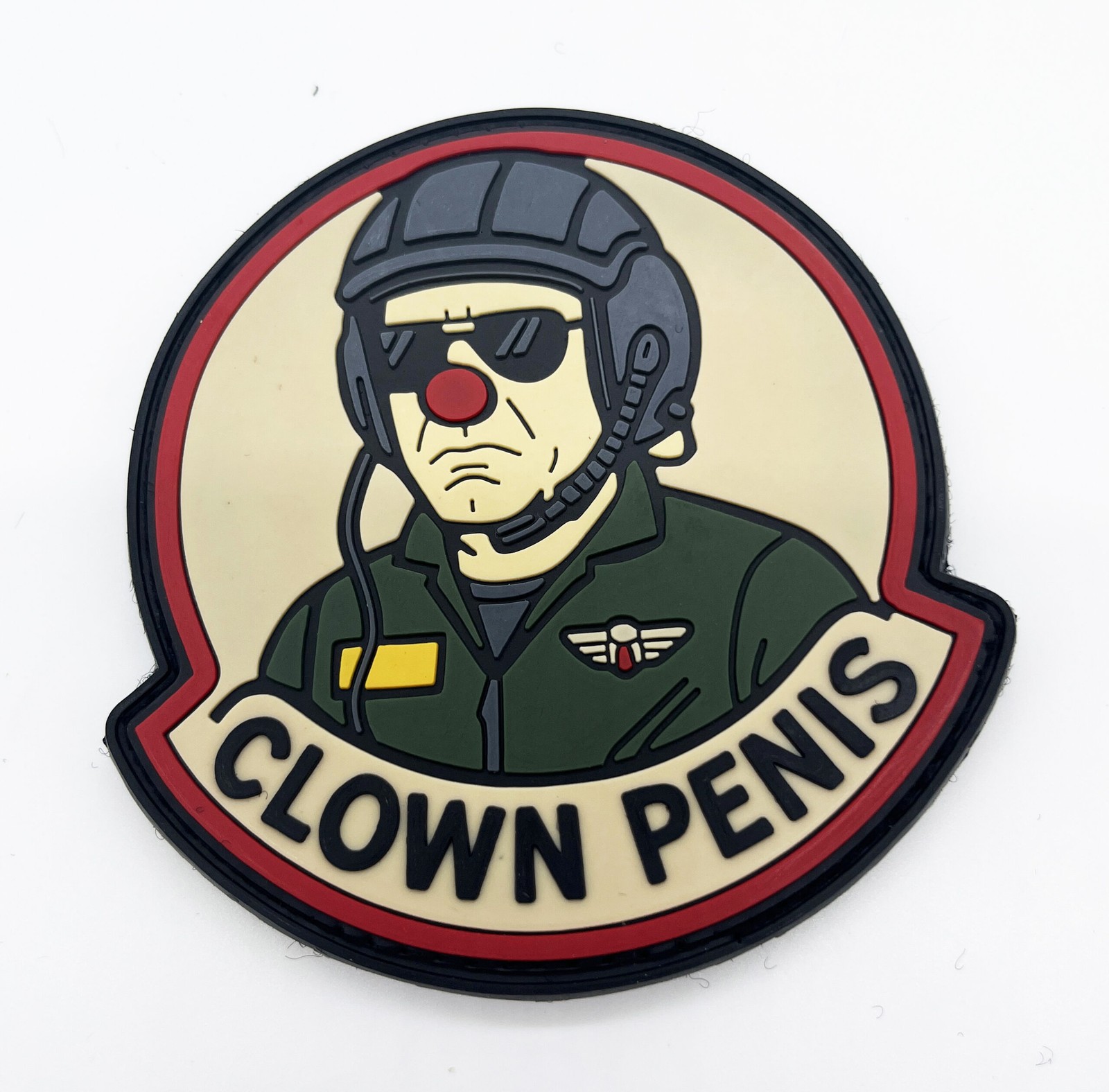 Callsign Clown Pen!s, Dangerous and Unafraid, 3.5 inch PVC Patch, Hook and Loop