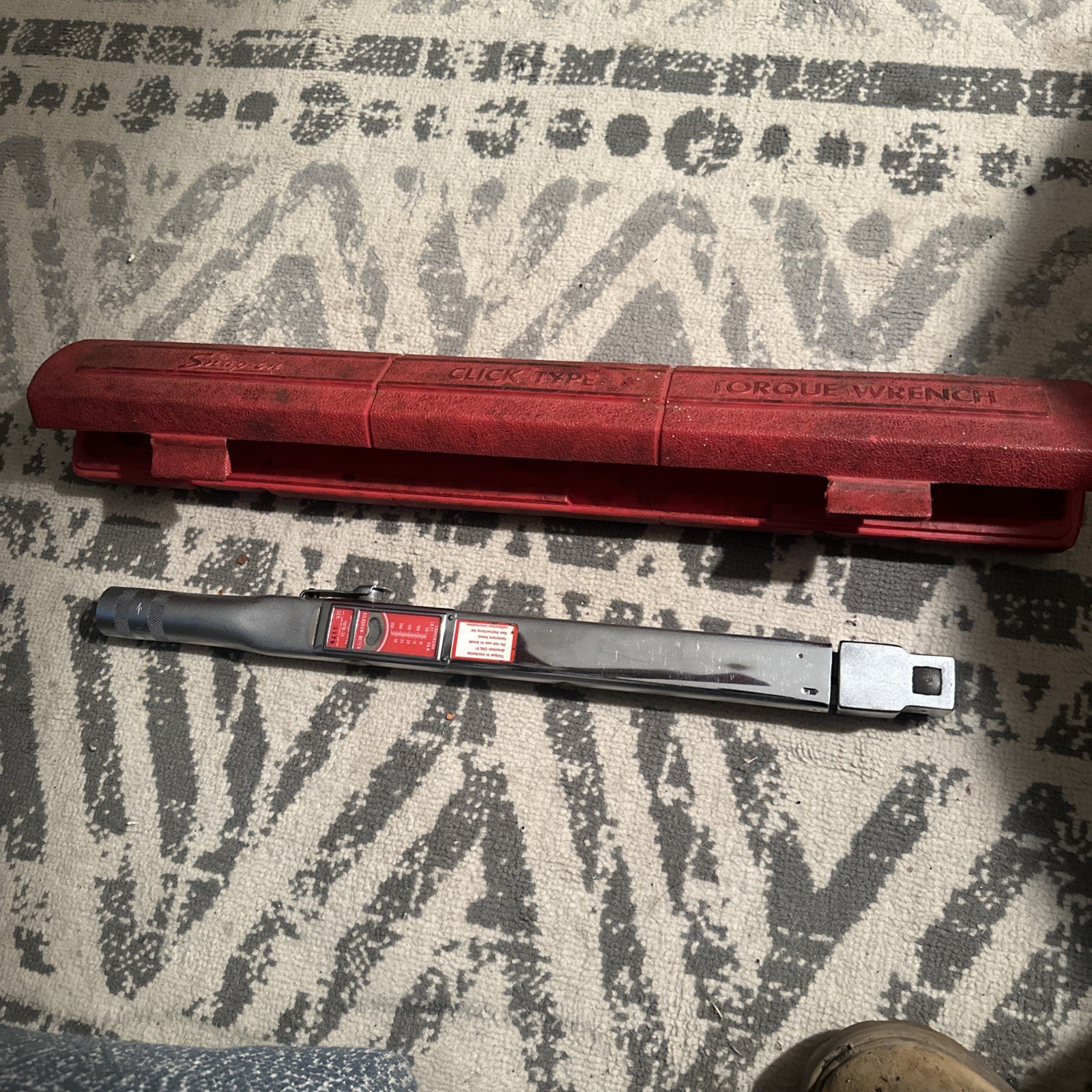 Snap-on TQFM-34  Click Torque Wrench 1/2 in Ratcheting Adjustable