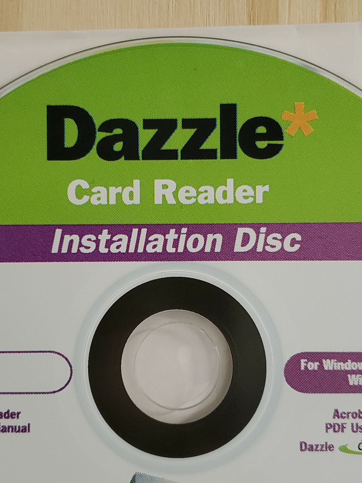 Dazzle For Card Reader Installation Disc Only 2001 For Mac Windows 98 2000 Me XP