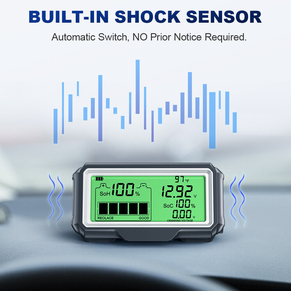 ANCEL BM200 PRO LED Battery Tester Battery Health SOH SOC Tester Analyzer 12V