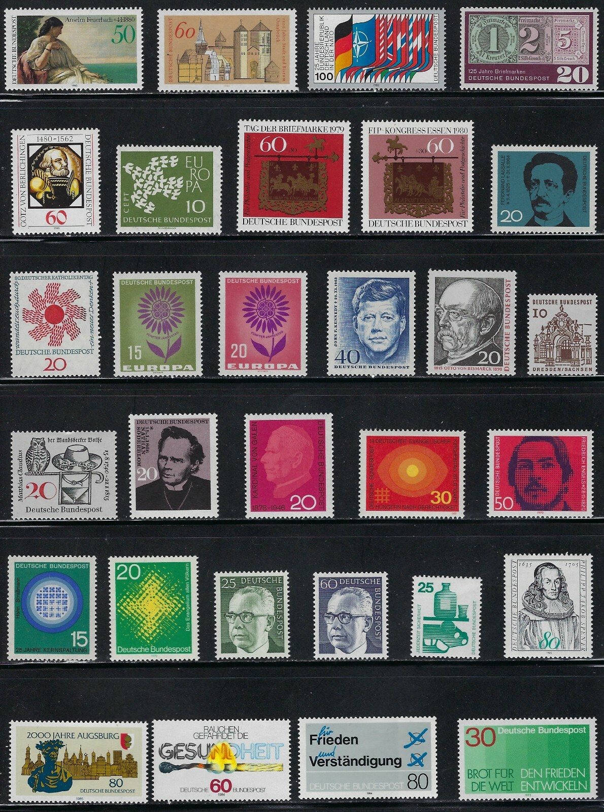 Germany -  Selection of  MNH Stamps...................31J.........# 1004-z