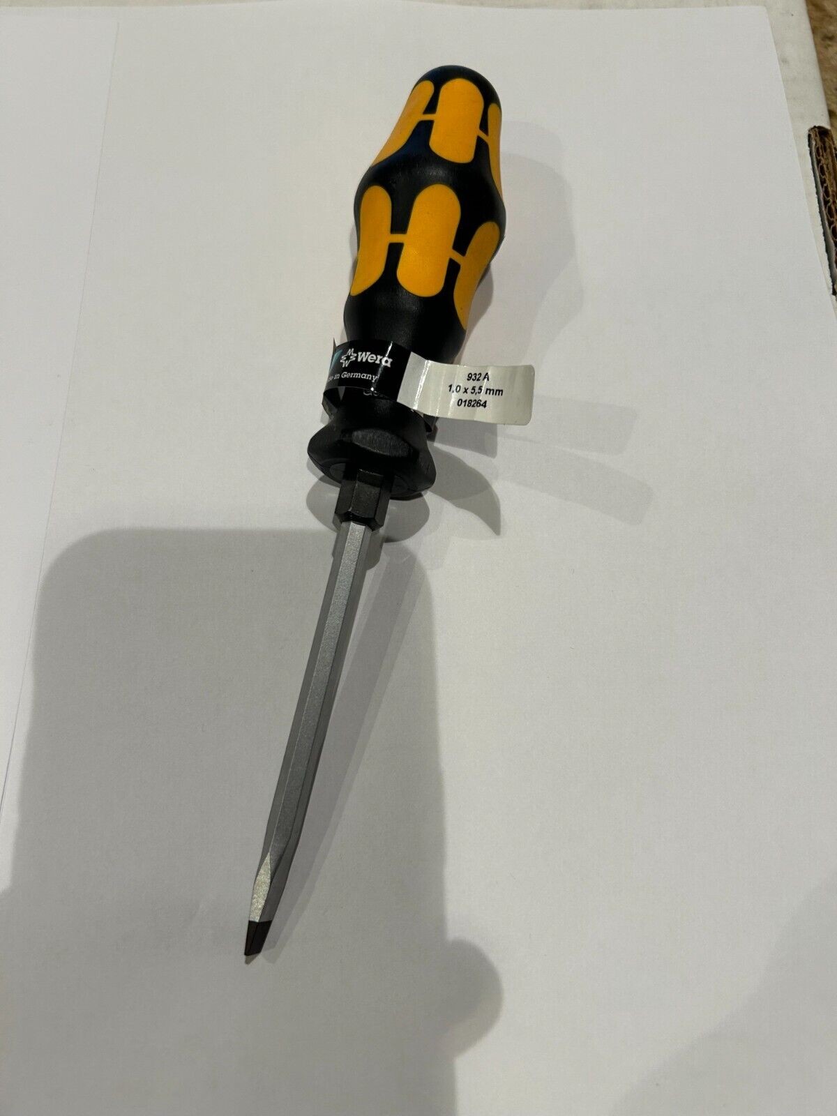 Wera 018264 5.5 x 100mm Kraftform Plus Slotted Screwdriver