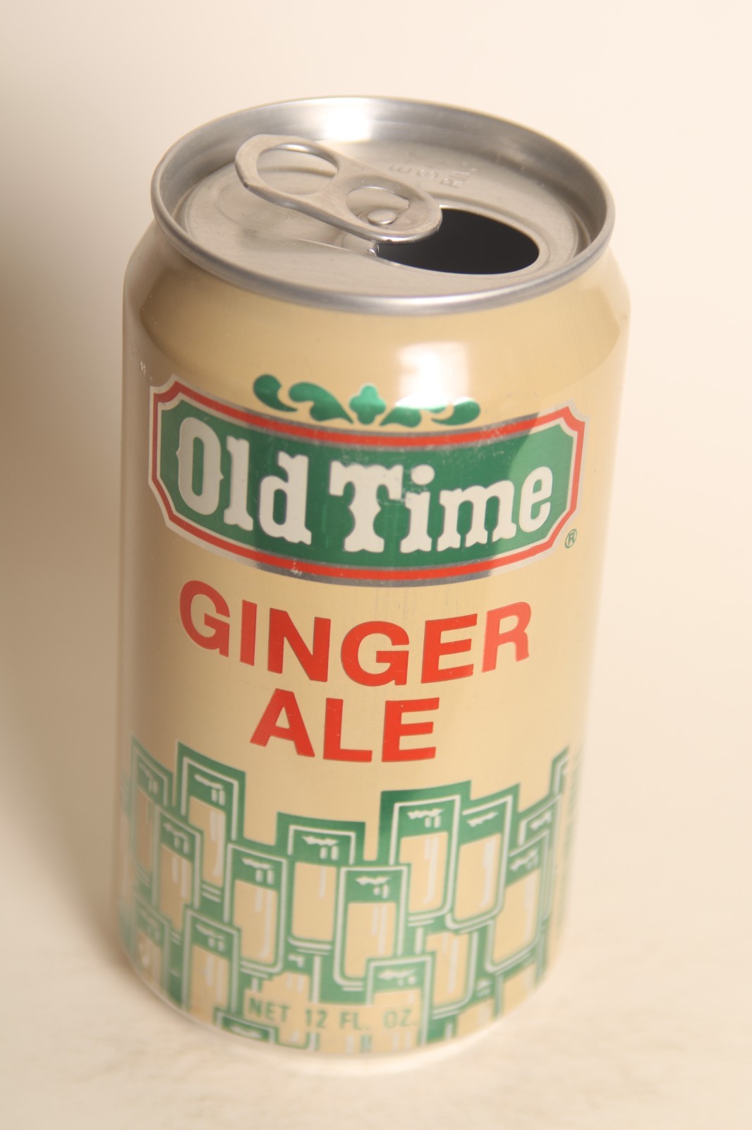 Old Time Ginger Ale soda can - 12oz