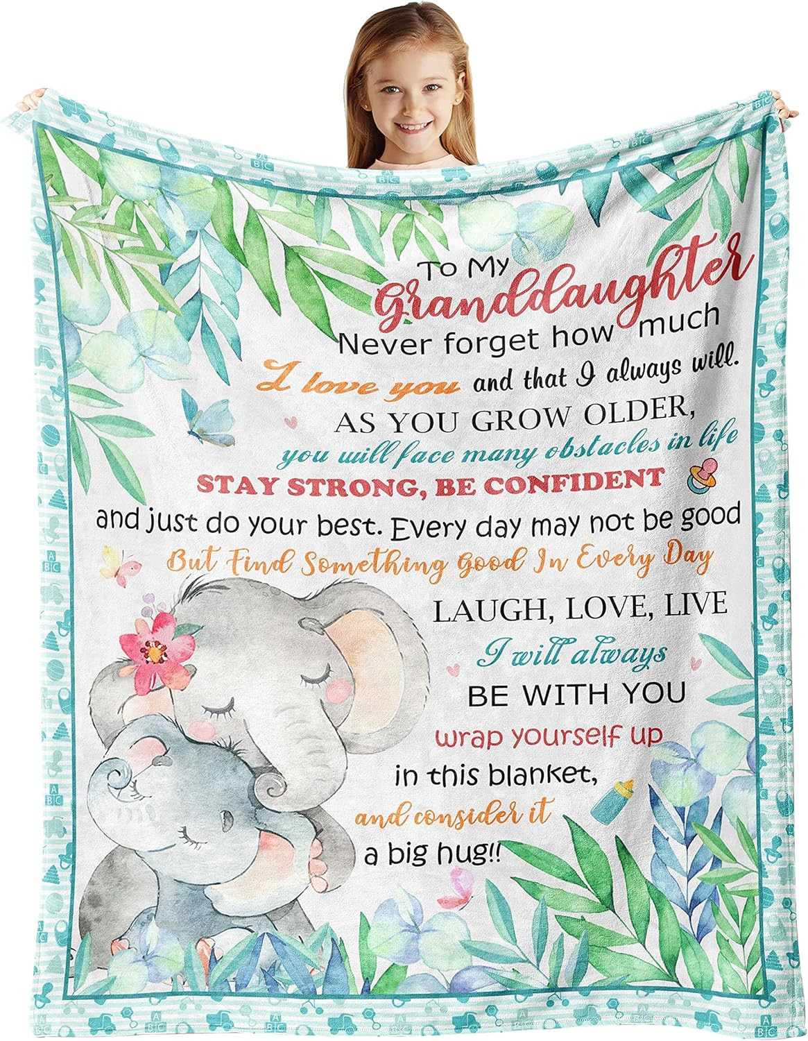 Granddaughter Gifts from Grandma/Grandpa, Birthday/Graduation/Baptism Gifts for