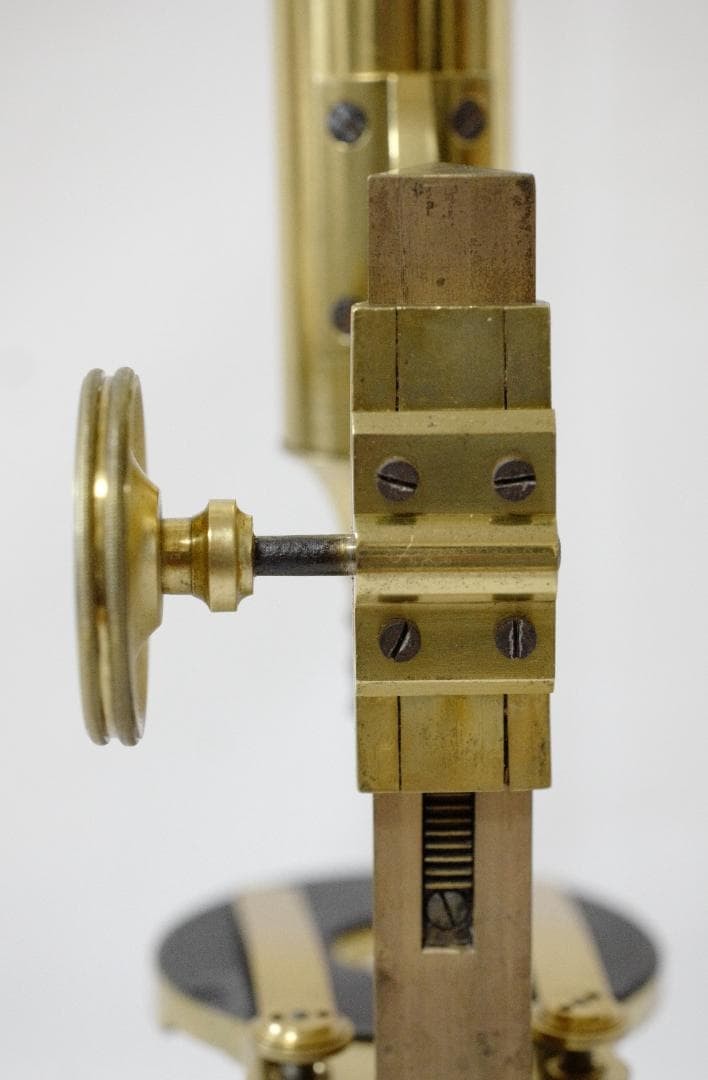 microscope antique Simon Pressl's "achromatic" microscope