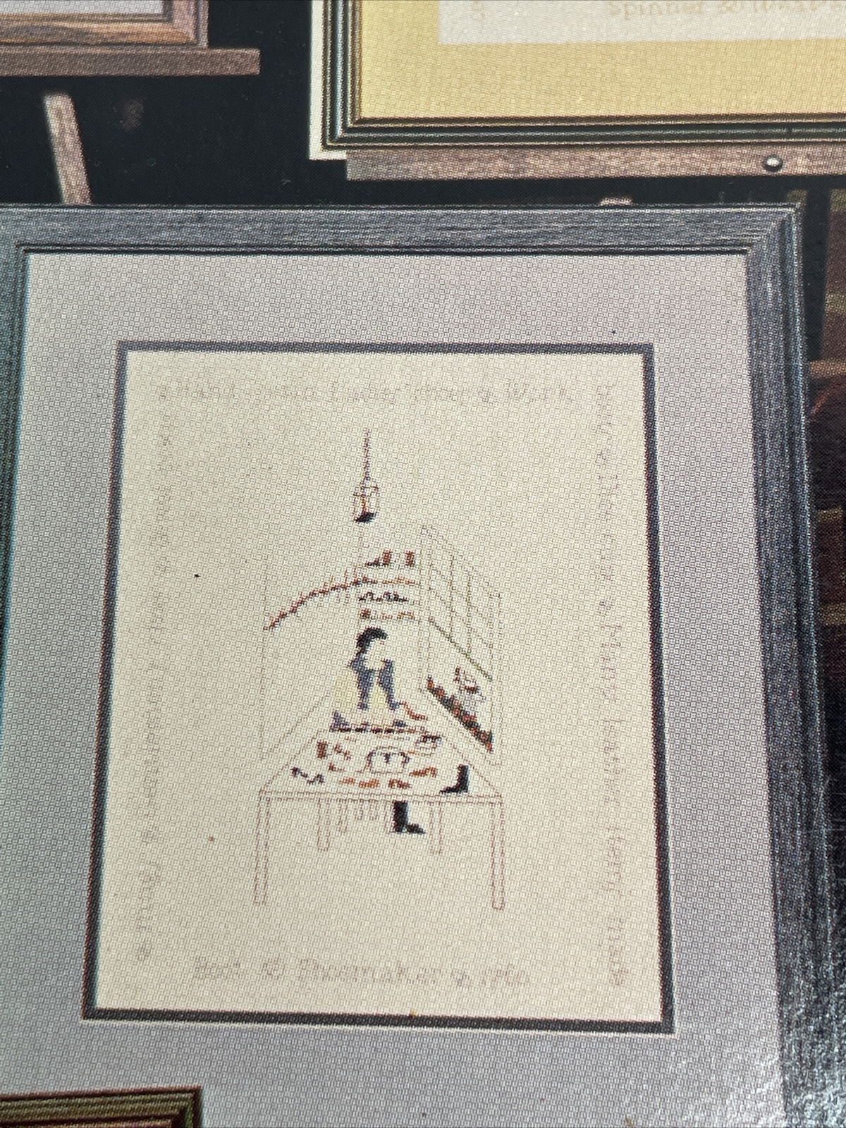 Square Stitchers Yesteryear Folks Cross Stitch Pattern