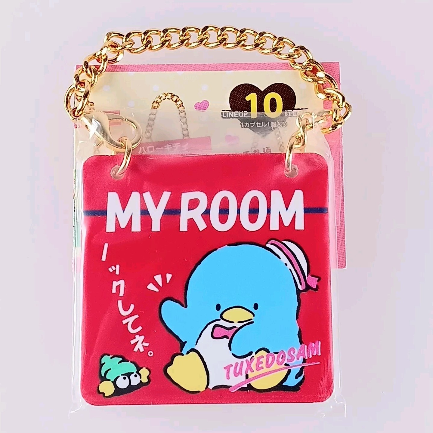 Tuxedo Sam Sanrio Characters Door Plate Style Charm From Japan