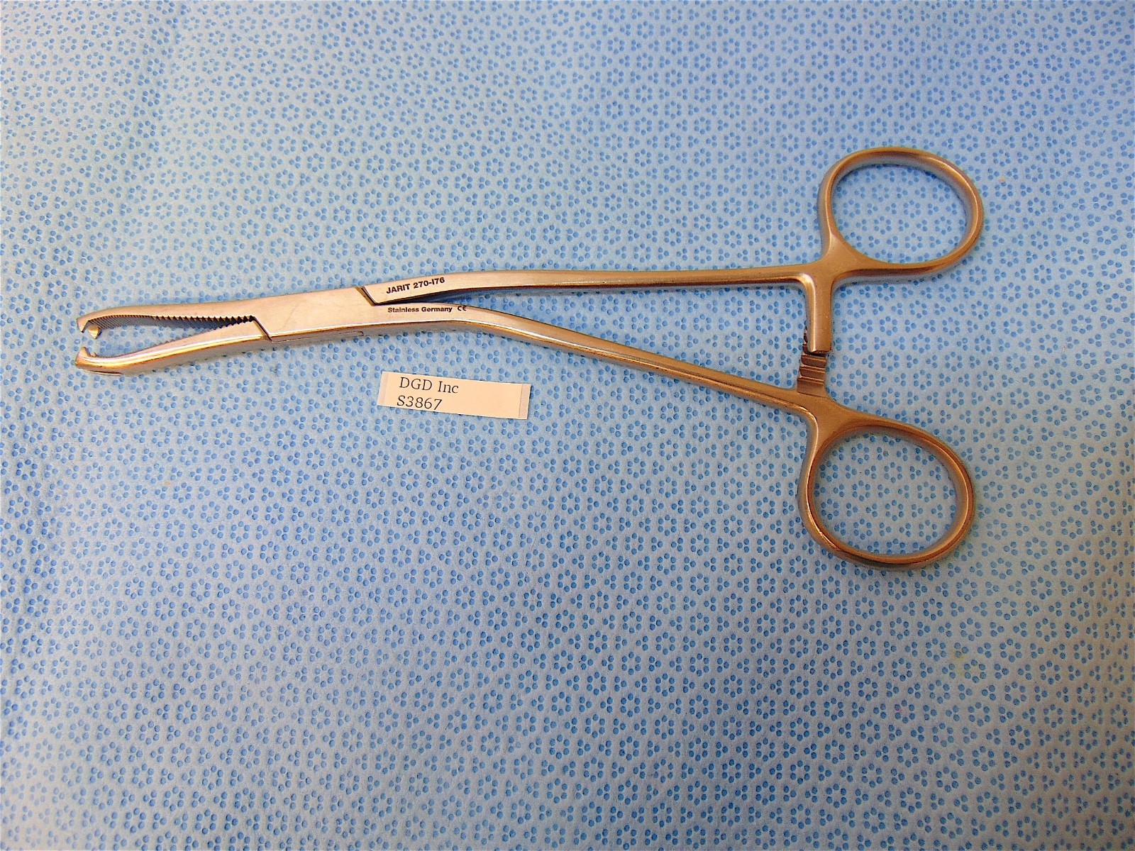 Jarit 270-176 Dingman Cartilage Clamp-7 1/2" In Length-Good Condition  S3867y