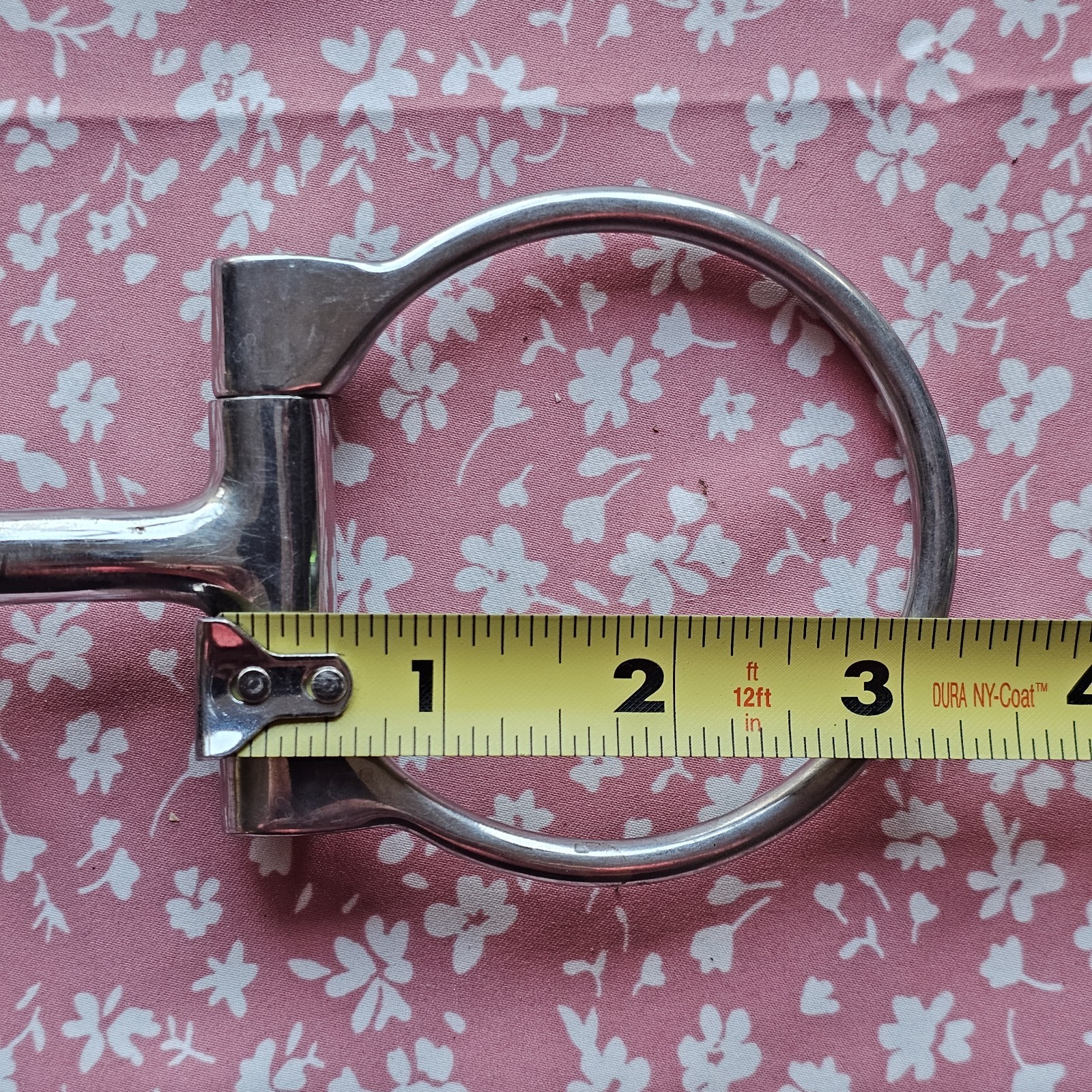 Robart Pinchless Bit Offset D Ring Snaffle Horse