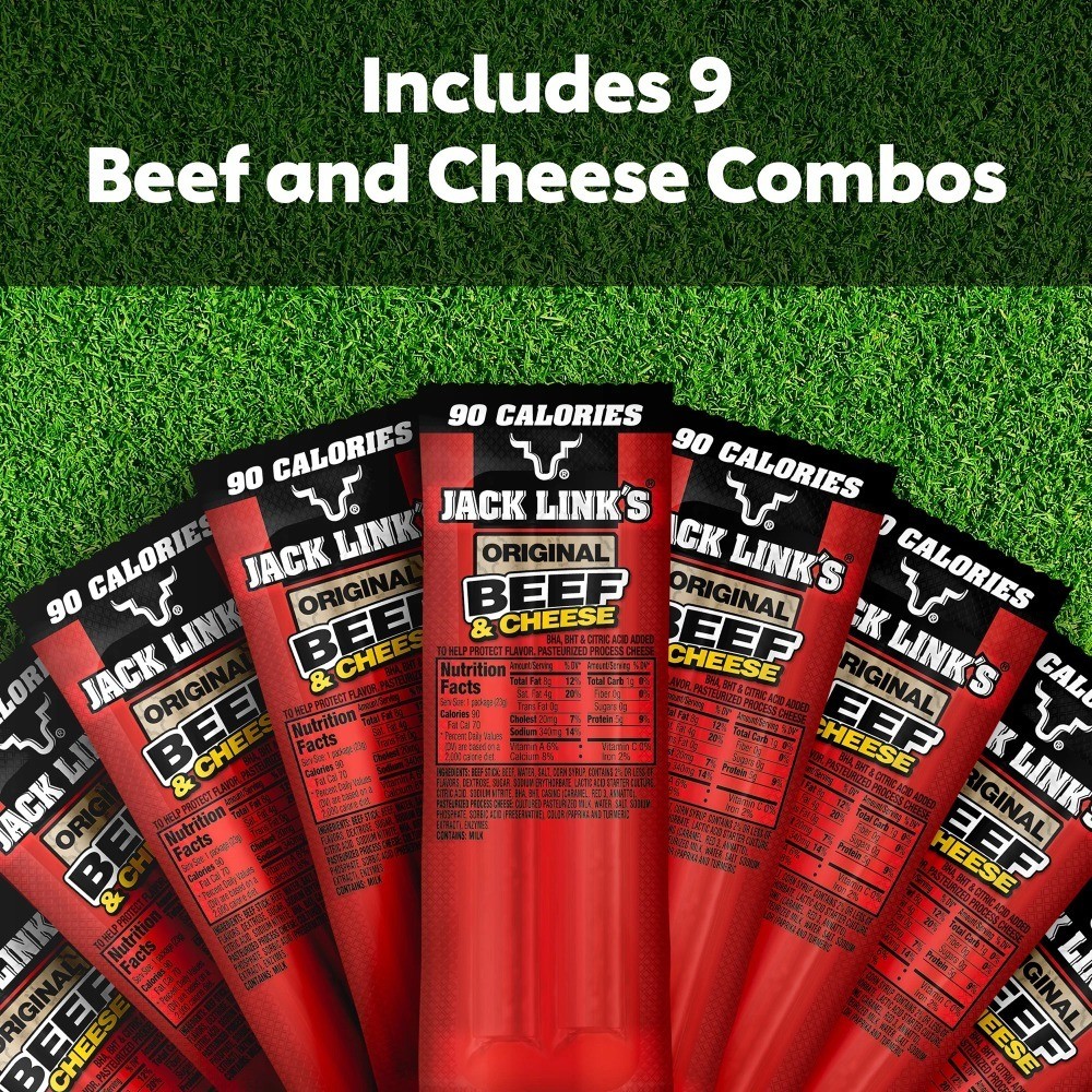 Original Beef and Cheese Snack Sticks 9 Pack Variety Bundle
