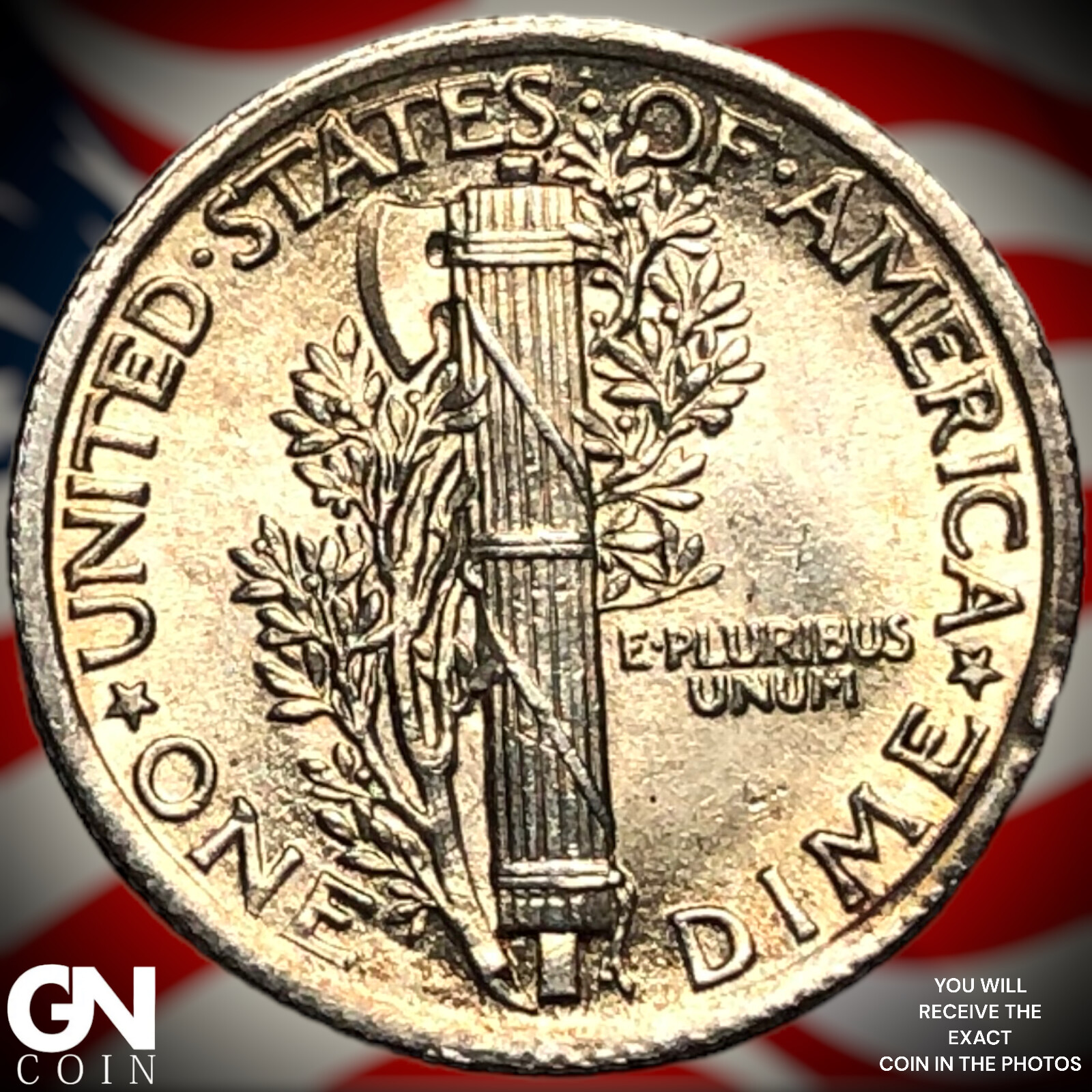 1923 P Mercury Dime X4129