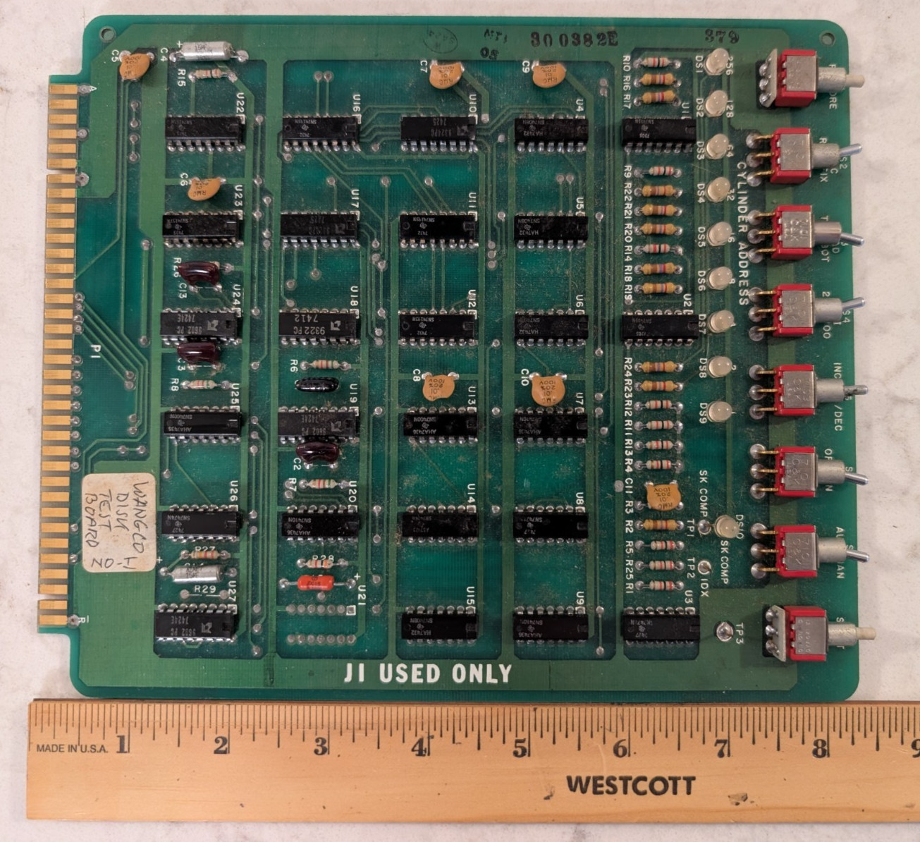 Vintage 1970s Wangco Disk Test Board