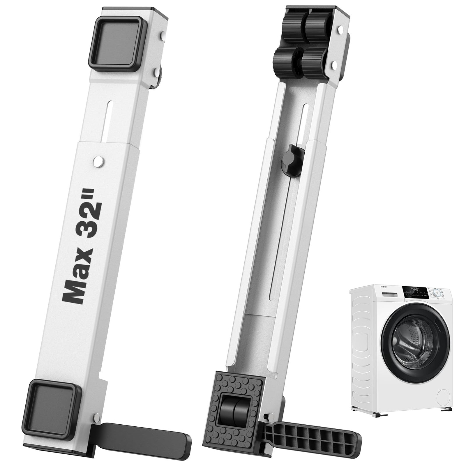 Appliance Slider Heavy Duty with Wheels, Adjustable Appliance Roller Base Max...