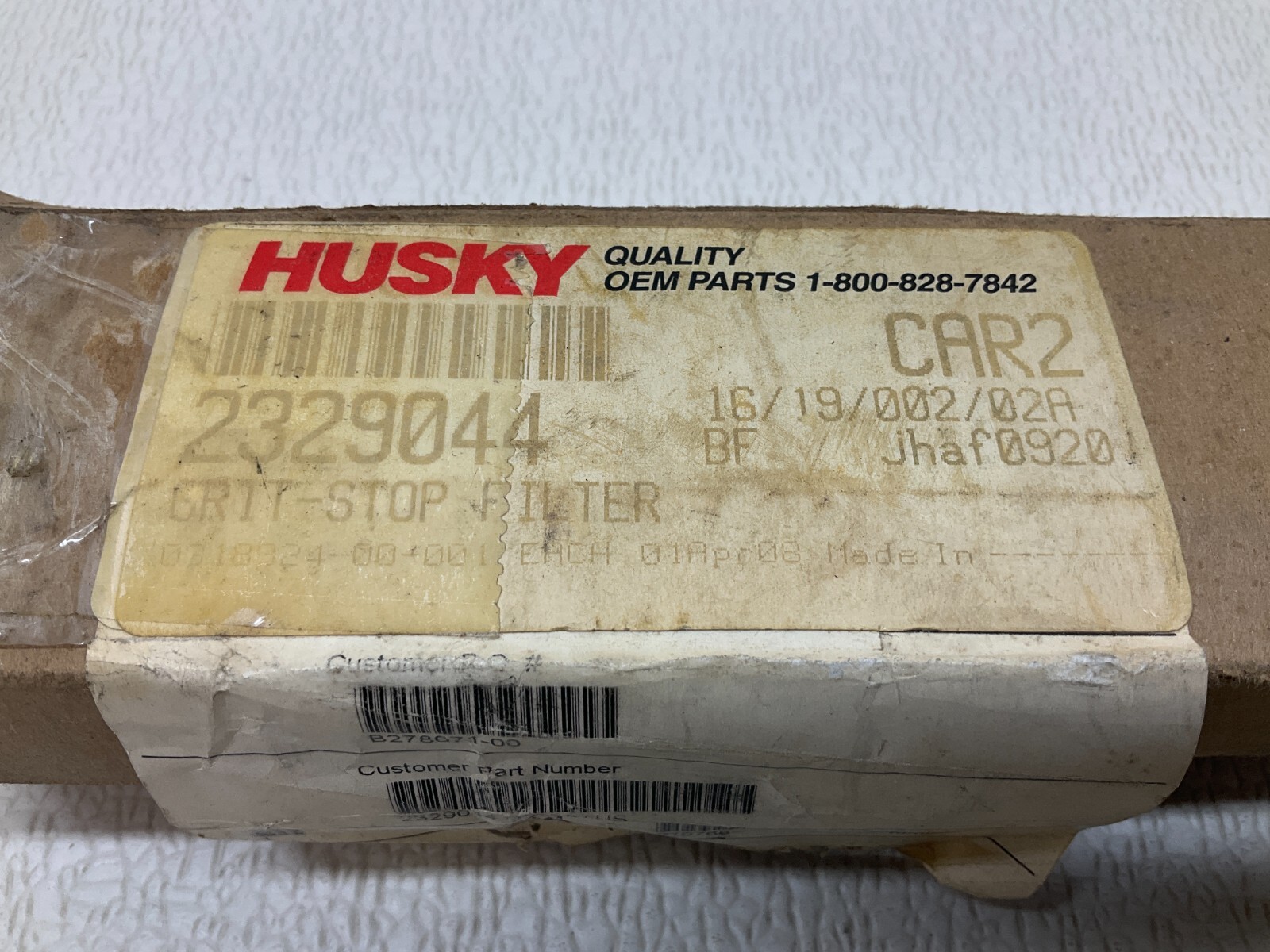 Husky 2329044 Grit Stop Filter New (TB)