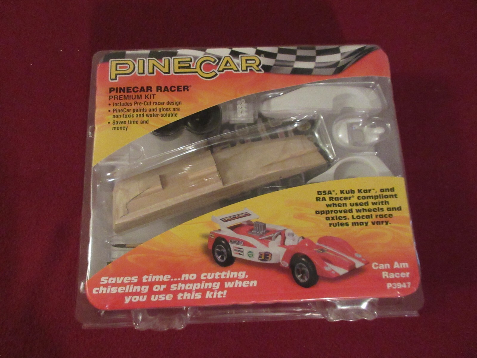 Woodland Scenics Pine Car  Racer  Premium Kit Can Am Racer Factory Sealed