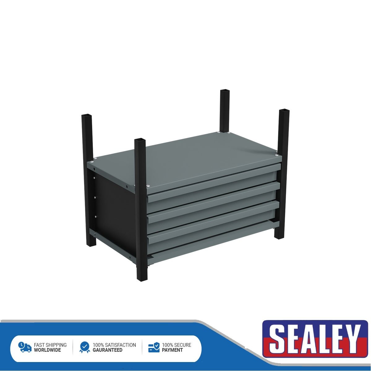 Sealey Modular Storage Mid Unit 3 Drawer & 1 Shelf 580mm APMRM2