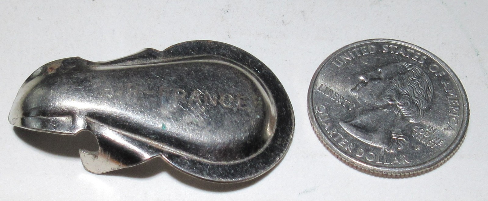Vintage Air France metal opener can bottle