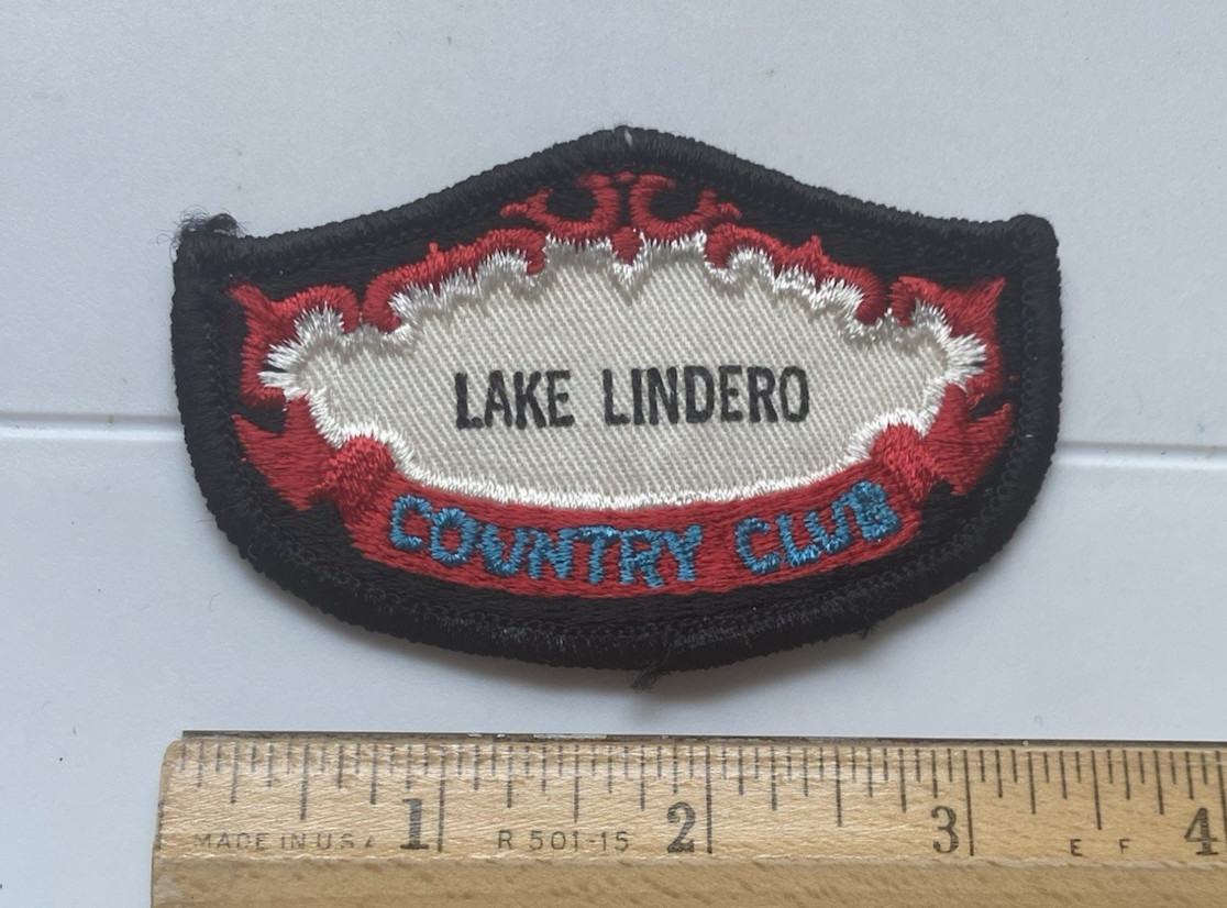 Lake Lindero Country Club Golf Course Souvenir Embroidered Patch Badge