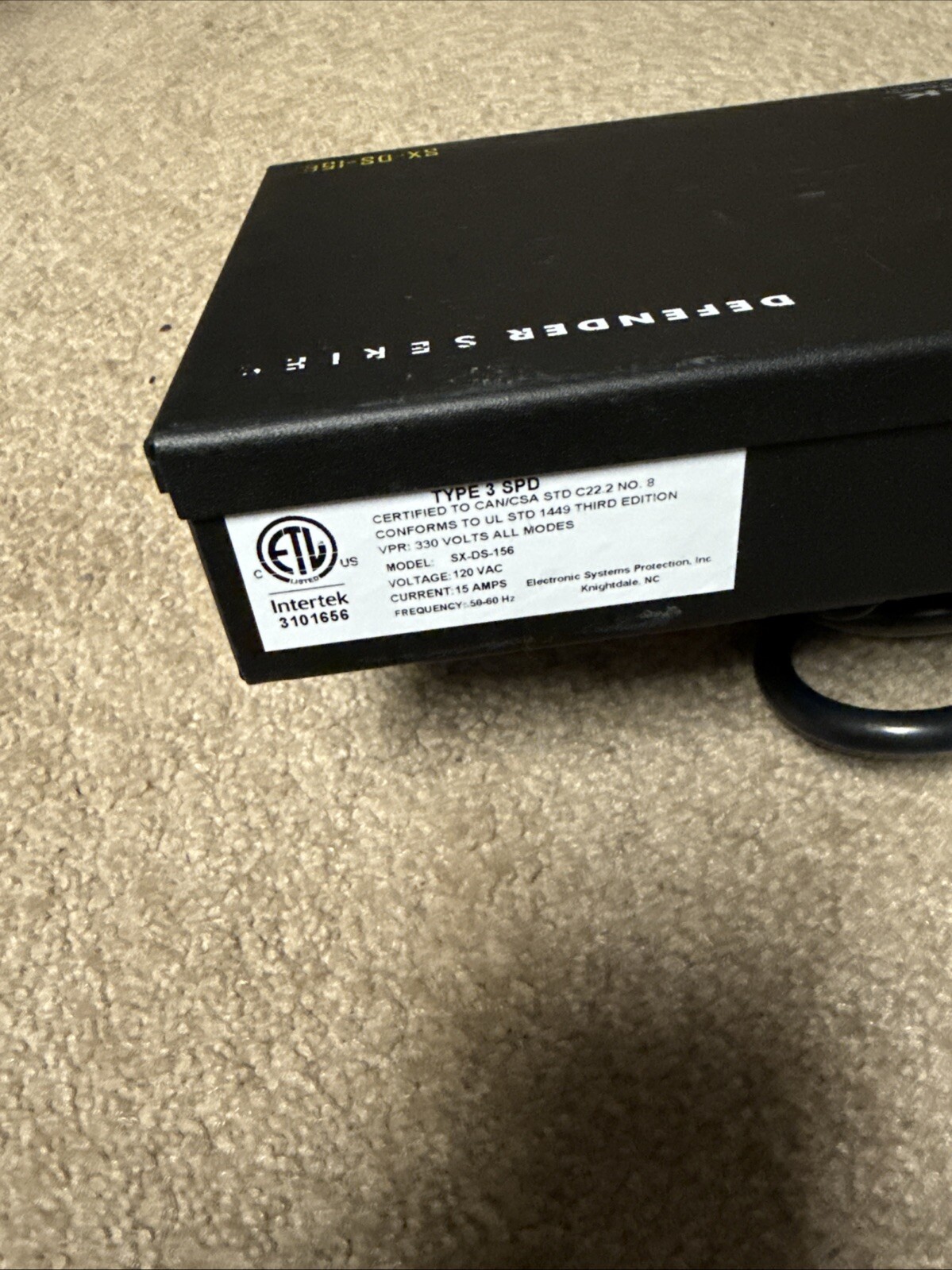 SurgeX Defender SX-DS-156 MultiPak 120V/15A 6 Outlet Surge Protector/Conditioner