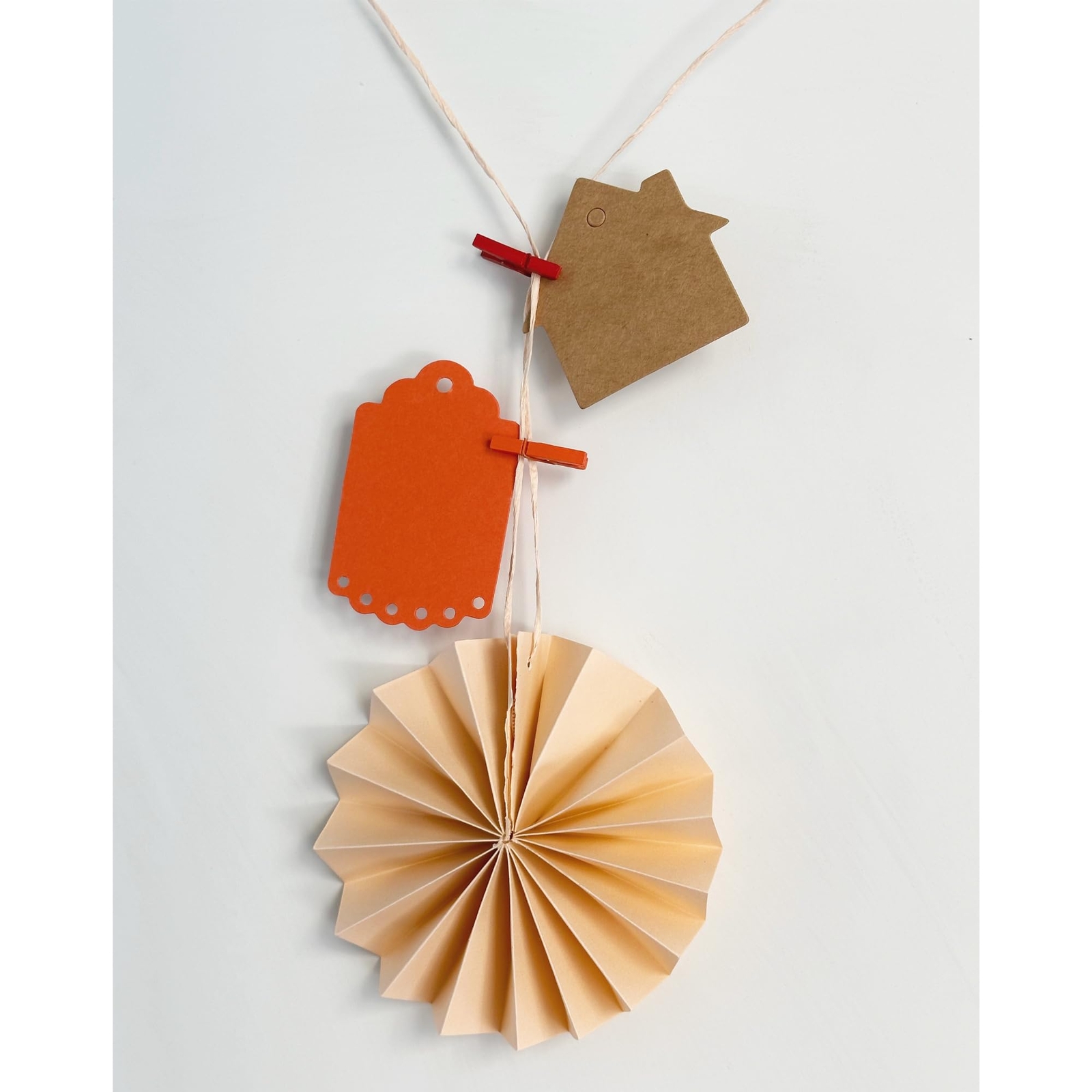 Wooden Mini Clothespins 100 Per Pack 1" 2.5cm Red