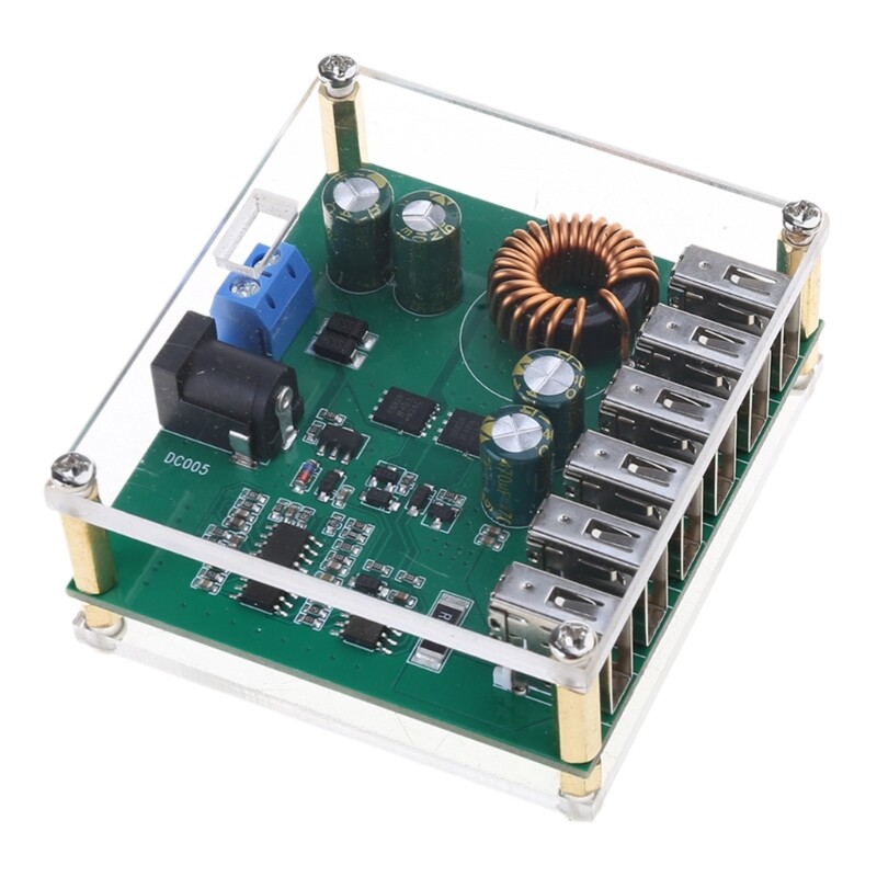 DCBuck Power Voltages Converter Module 6USB Output For Electronics Projects