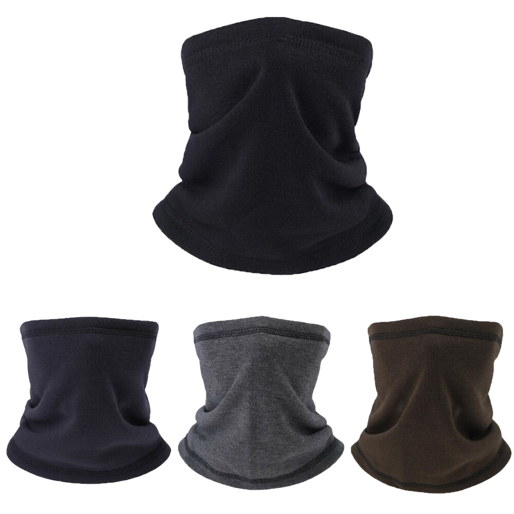 Neck Gaiter Fleece Half Face Mask Scarf Balaclava Ski Snow Warmer Thermal Cover