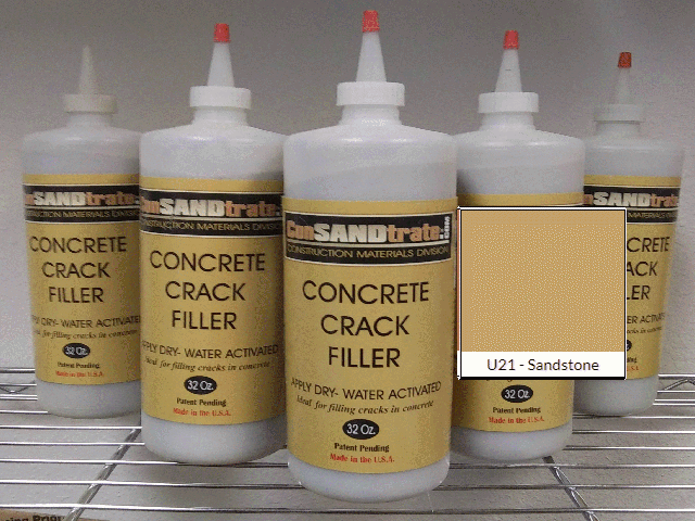 Colorized Concrete Crack Filler - HARVEST WHEAT