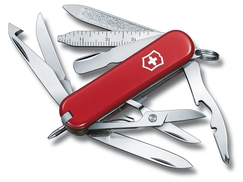 Victorinox 0.6385 MiniChamp Swiss Army Knife Red